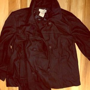 Paris blues black pea coat 🖤